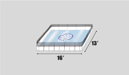 CRAZY PUCK ARENA — Système de bandes modulaires